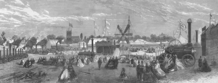 Framed Print : Royal Agriculture Society Show at Newcastle 1864 Framed Print : Royal Agriculture Society Show at Newcastle 1864