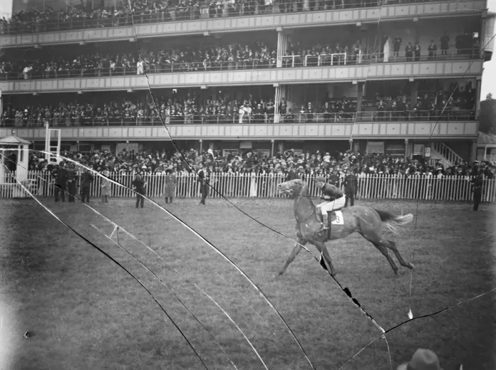 Framed Print : At Royal Ascot. Mumtaz Mahal ( G Hulme Up ) winning the Queen Mary Stakes. 13 Framed Print : At Royal Ascot. Mumtaz Mahal ( G Hulme Up ) winning the Queen Mary Stakes. 13