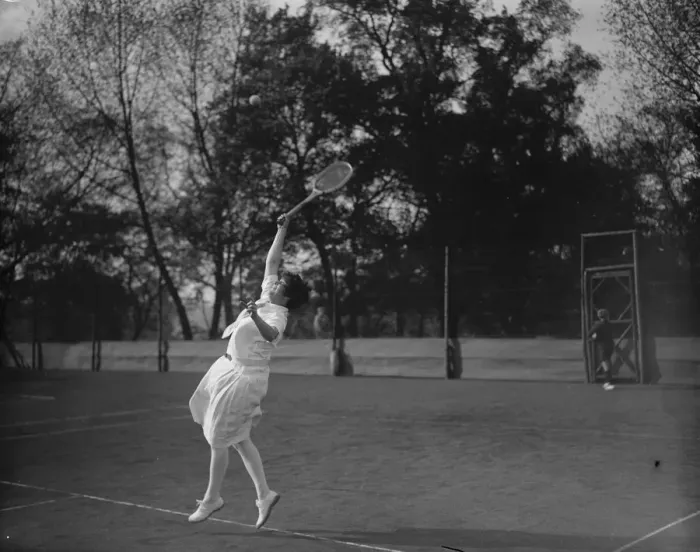 Framed Print : Royal botanic societys tennis tournament at regents park. Miss M K Brown Framed Print : Royal botanic societys tennis tournament at regents park. Miss M K Brown