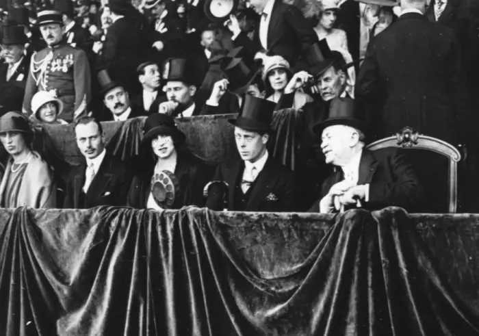 Framed Print : Royal Box at Olympic Games 1920 Antwerp