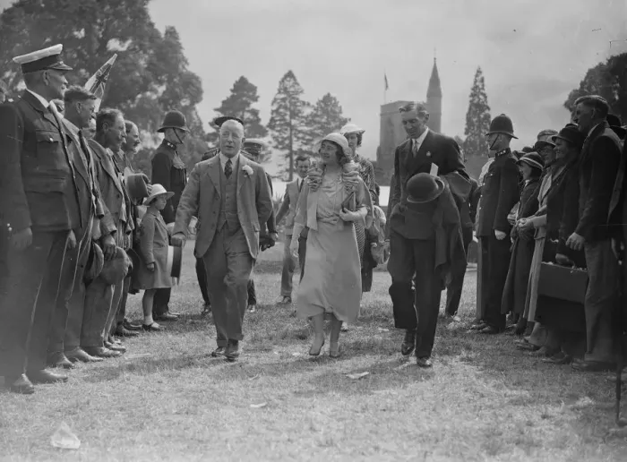 Framed Print : The Royal Counties Show at Salisbury The Duchess of York with Mr Es W Dale, secretary