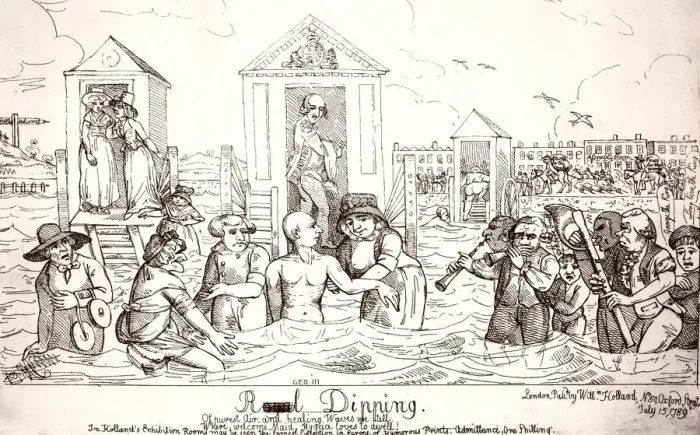 Framed Print : Royal Dipping from Hogarth to Cruikshank Social change in Graphic Satire Framed Print : Royal Dipping from Hogarth to Cruikshank Social change in Graphic Satire
