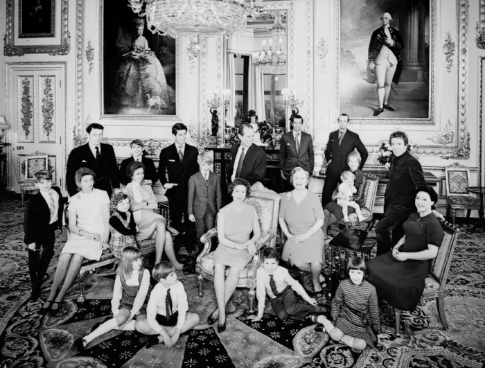 Framed Print : Royal family group Framed Print : Royal family group