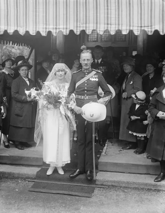Framed Print : Royal Marine officer weds Major J M Tuke, R M, was married at St Marks Hamilton Terrace Framed Print : Royal Marine officer weds Major J M Tuke, R M, was married at St Marks Hamilton Terrace