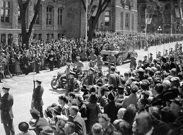 The Royal tour of Canada and the USA by King George VI and Queen Elizabeth, 1939 The King
