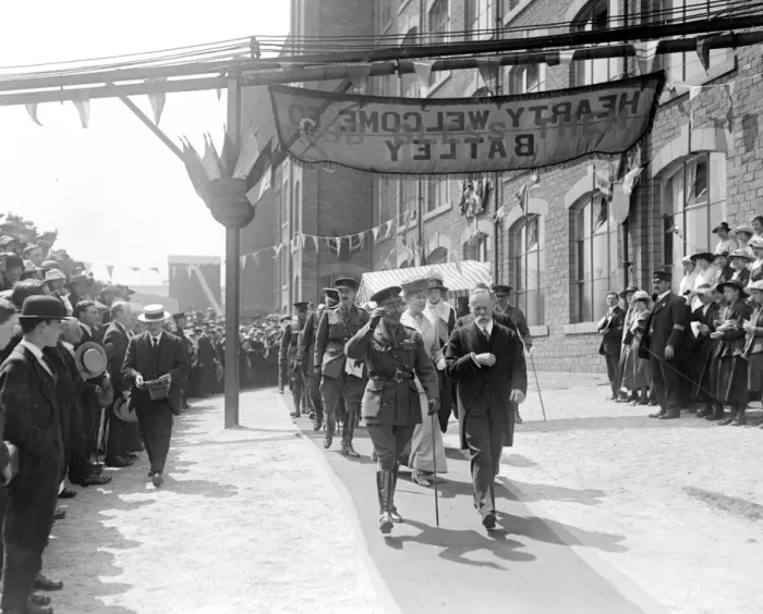 Framed Print : Royal Tour of The West Riding. 1 June 1918 Framed Print : Royal Tour of The West Riding. 1 June 1918