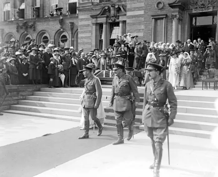 Framed Print : Royal Tour of The West Riding. 1 June 1918 Framed Print : Royal Tour of The West Riding. 1 June 1918