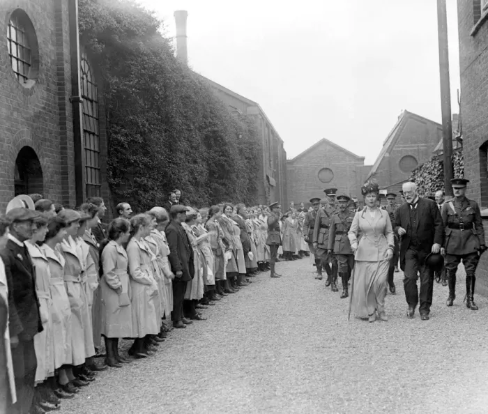 Framed Print : Royal visit to Bedford. 27 June 1918 Framed Print : Royal visit to Bedford. 27 June 1918