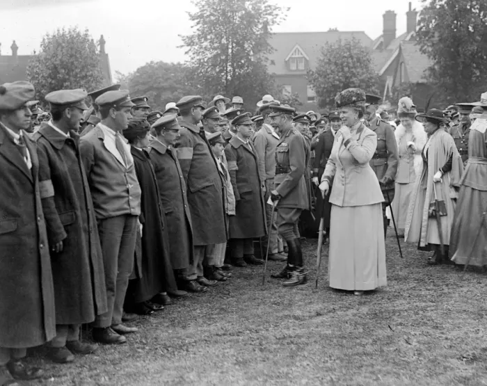Framed Print : Royal visit to Bedford. 27 June 1918 Framed Print : Royal visit to Bedford. 27 June 1918