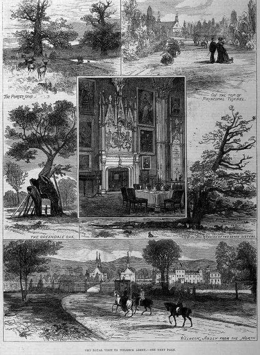Framed Print : Royal visit to Welbeck Abbey 1881