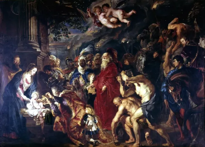 Framed Print : Rubens - La Adoration de los Reyes - Adoration of the Magi, 1610 by Peter Paul Rubens Framed Print : Rubens - La Adoration de los Reyes - Adoration of the Magi, 1610 by Peter Paul Rubens