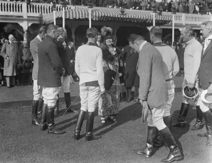 Framed Print : The Rumanian Royal visit. Witness polo match at Ranelagh. The Queen of Rumania