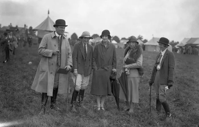 Framed Print : Rutland County Show at Oakham. Mr Hilton Green, ( Master of Foxhounds ), Miss Anne Wilson