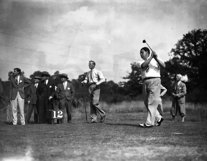 Framed Print : Ryder Cup team at Leatherhead Golf Club. W J Cox Framed Print : Ryder Cup team at Leatherhead Golf Club. W J Cox