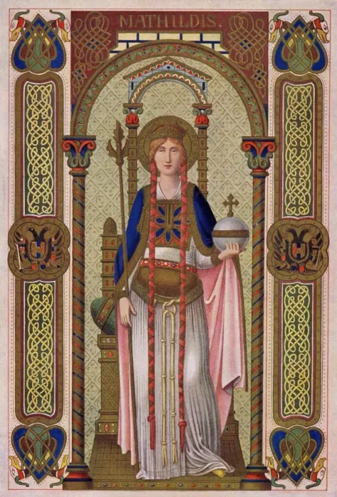 Framed Print : SAINTS - MATHILDIS - MAUD Saint Mathildis - often called in English, Saint Maud Framed Print : SAINTS - MATHILDIS - MAUD Saint Mathildis - often called in English, Saint Maud