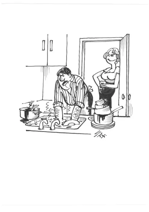 Framed Print : Sax Usually paying little or no attention to political correctness, Sax cartoons are often saucy