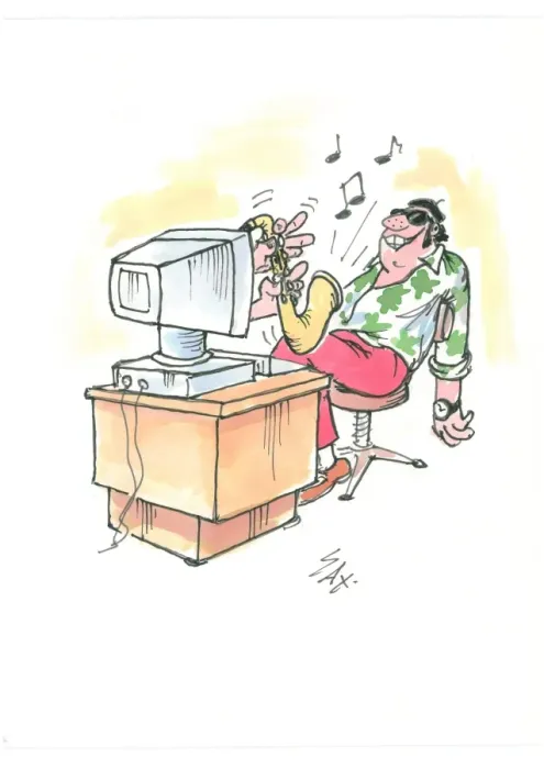 Framed Print : Sax Usually paying little or no attention to political correctness, Sax cartoons are often saucy Framed Print : Sax Usually paying little or no attention to political correctness, Sax cartoons are often saucy
