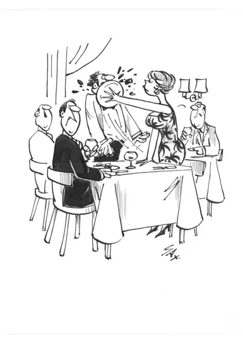 Framed Print : Sax Usually paying little or no attention to political correctness, Sax cartoons are often saucy