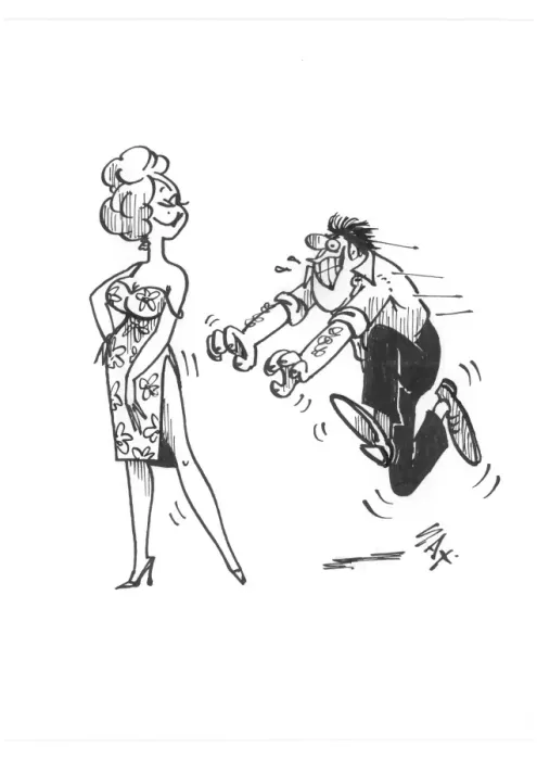 Framed Print : Sax Usually paying little or no attention to political correctness, Sax cartoons are often saucy