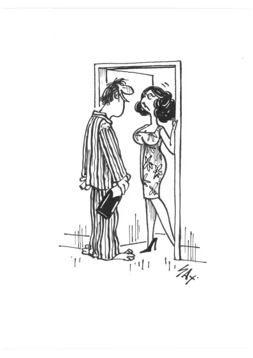 Framed Print : Sax Usually paying little or no attention to political correctness, Sax cartoons are often saucy