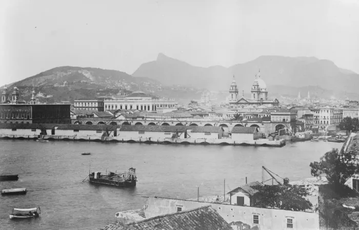 Framed Print : Scene of Brazils centenary celebrations. A view of Rio de Janeiro. 8 September 1922 Framed Print : Scene of Brazils centenary celebrations. A view of Rio de Janeiro. 8 September 1922