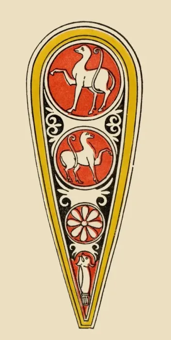 Framed Print : This shield is taken from a MS of the twelfth century, in the Royal Library at Paris Framed Print : This shield is taken from a MS of the twelfth century, in the Royal Library at Paris