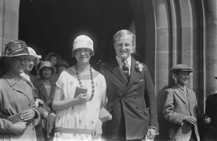 Framed Print : The shy Earl weds at Oxford The marriage between the Earl of Longford and Christine Framed Print : The shy Earl weds at Oxford The marriage between the Earl of Longford and Christine