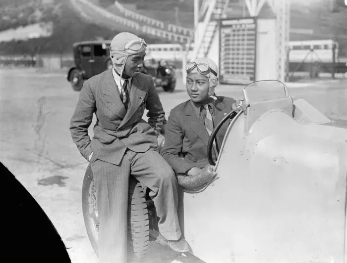 Framed Print : Siams Princes to race at Brooklands. Two Princess from the Royal House of Siam Framed Print : Siams Princes to race at Brooklands. Two Princess from the Royal House of Siam
