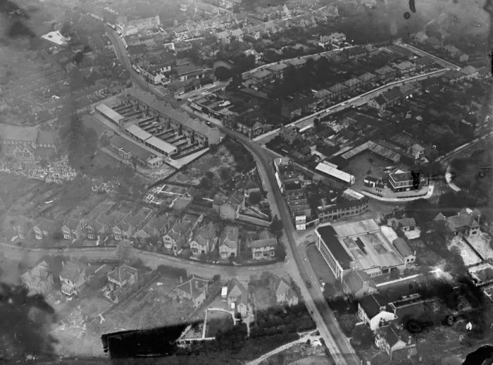 Framed Print : Sidcup, aerial view. 1935 Framed Print : Sidcup, aerial view. 1935