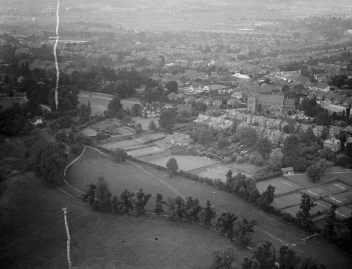 Framed Print : Sidcup aerial view. 1935 Framed Print : Sidcup aerial view. 1935