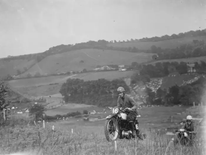 Framed Print : Sidcup hill climb at Farningham. 1937 Framed Print : Sidcup hill climb at Farningham. 1937