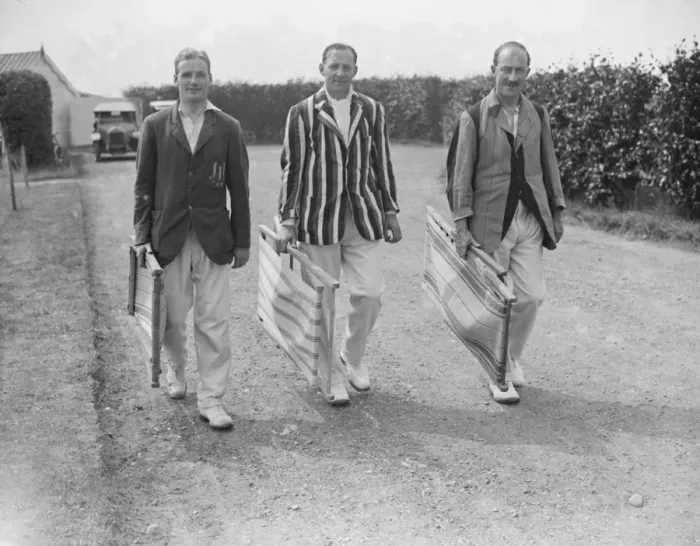 Framed Print : Sir Archibald Weigals cricket week at Spa The Notts Amateur players B H Dowson Framed Print : Sir Archibald Weigals cricket week at Spa The Notts Amateur players B H Dowson