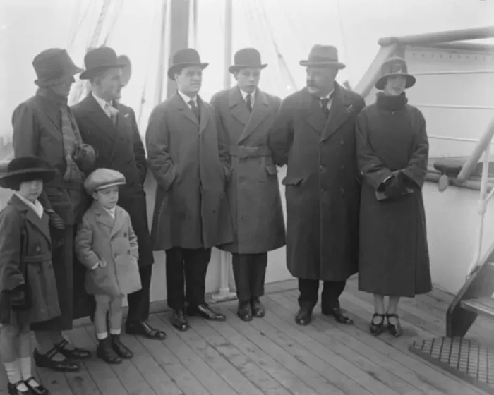 Framed Print : Sir James O Grady leaves for Tasmania Sir James O Grady photographed on board Framed Print : Sir James O Grady leaves for Tasmania Sir James O Grady photographed on board