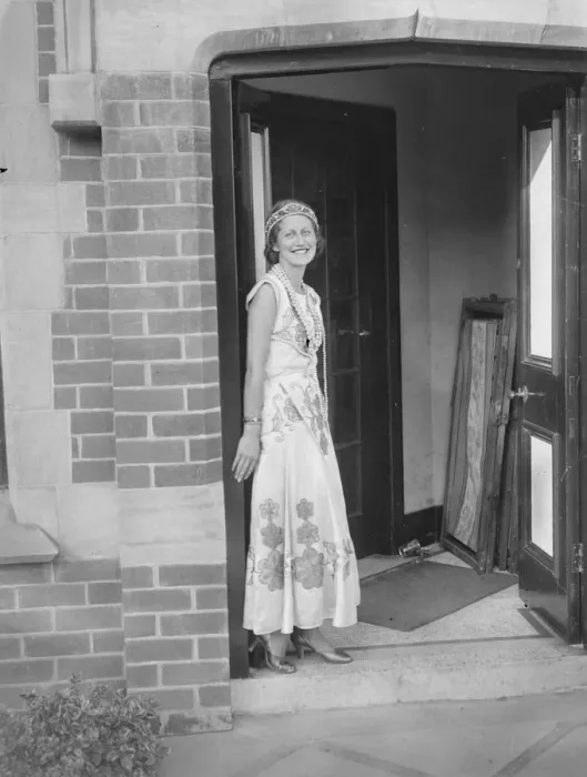 Framed Print : Skegness carnival. Miss Katherine Huggins, Queen of Lincolnshire 1934