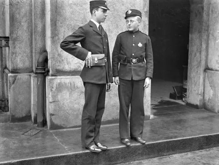 Framed Print : Smarter Uniforms For Post Office Messenger Boys - Open Collars Post Office Messenger Framed Print : Smarter Uniforms For Post Office Messenger Boys - Open Collars Post Office Messenger