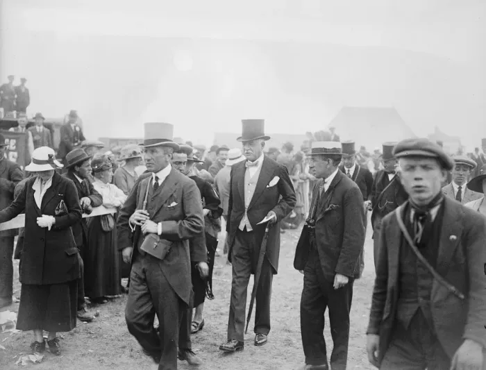 Framed Print : Society at Epsom Races The Duke of Portland 2 June 1922 Framed Print : Society at Epsom Races The Duke of Portland 2 June 1922