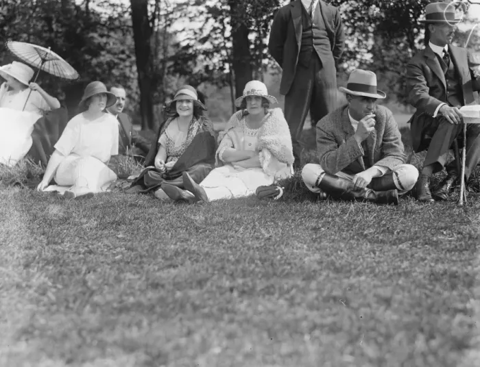 Framed Print : Society at Roehampton Miss Keigwin, Miss Madeleine Collins ( Covent Garden Prima