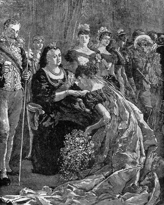 Framed Print : A Soulful Event To the girl who kisses the Queens hand, and by so doing marks Framed Print : A Soulful Event To the girl who kisses the Queens hand, and by so doing marks
