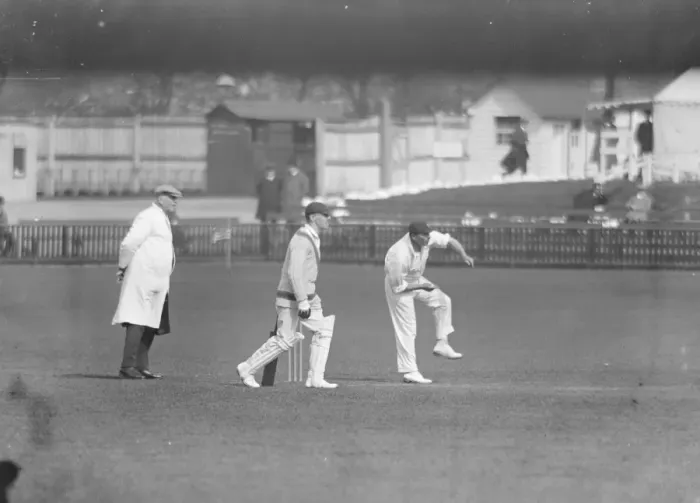 Framed Print : South Africa versus Leicestershire at Leicester Claude Pagdett Carter, the slow