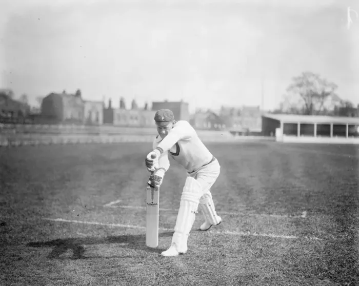 Framed Print : The South African cricket team at practice at Kennington oval. T A Ward playing forward Framed Print : The South African cricket team at practice at Kennington oval. T A Ward playing forward