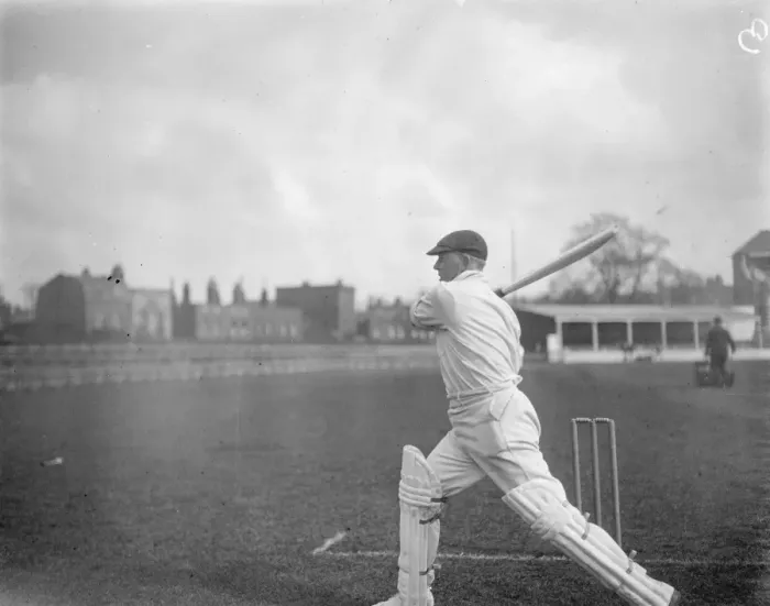 Framed Print : South African cricketers practice at the Oval, London Mick Commaille makinga square