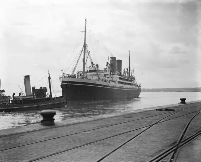 Framed Print : SS Melita at Southampton 1924