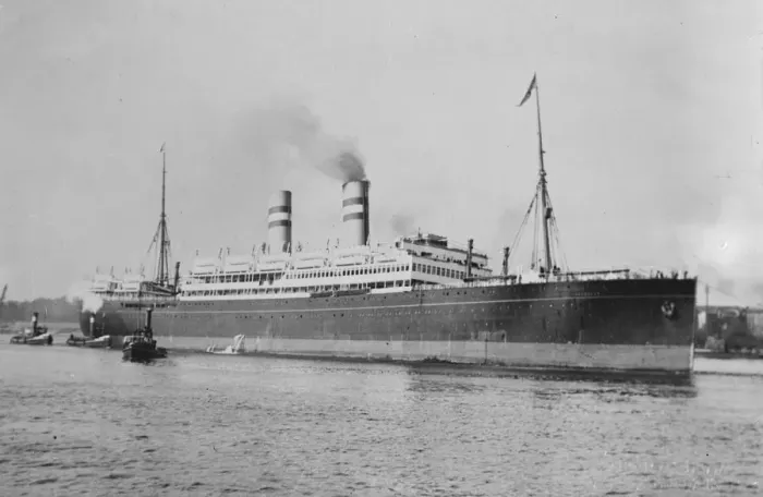 Framed Print : SS Volendam 16 November 1922 Framed Print : SS Volendam 16 November 1922