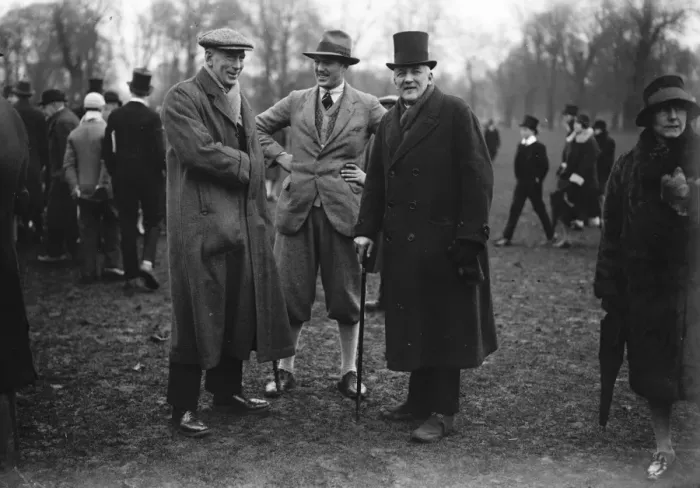 Framed Print : St Andrew day at Eton. Dr Allington ( Headmaster ) chatting with the Marquis of Graham Framed Print : St Andrew day at Eton. Dr Allington ( Headmaster ) chatting with the Marquis of Graham