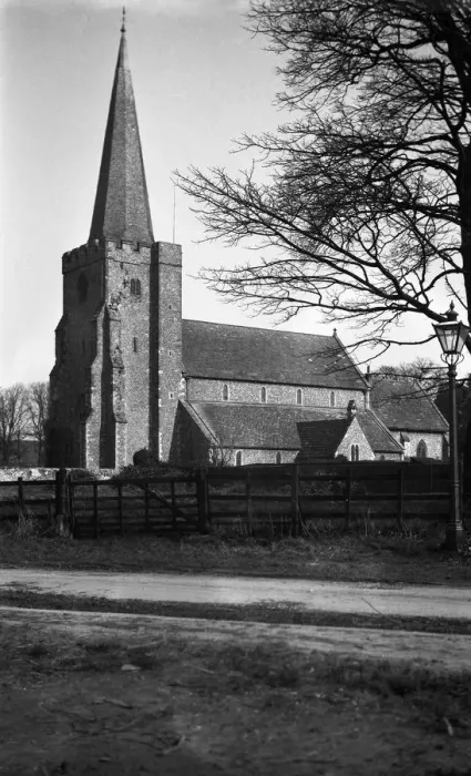 Framed Print : St Andrews Parish Church, West Tarring, near Worthing, West Sussex 7 March 1931 Framed Print : St Andrews Parish Church, West Tarring, near Worthing, West Sussex 7 March 1931