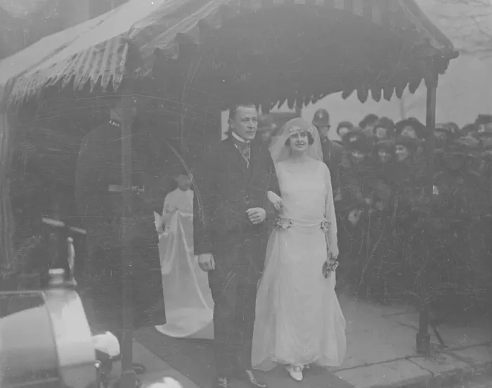 Framed Print : At St Margaret s, Westminster, the wedding took place between Lt Col E R Cockerell Framed Print : At St Margaret s, Westminster, the wedding took place between Lt Col E R Cockerell