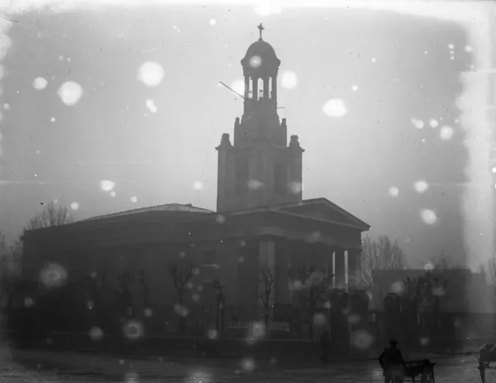 Framed Print : St Marks Church, Kennington, London. 8th December 1922