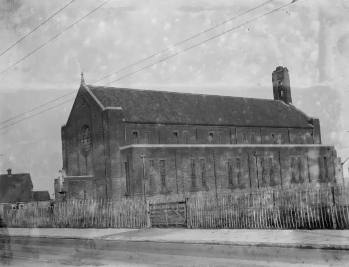 Framed Print : St Martin s, the new Church in Barnehurst, Kent. 1936 Framed Print : St Martin s, the new Church in Barnehurst, Kent. 1936