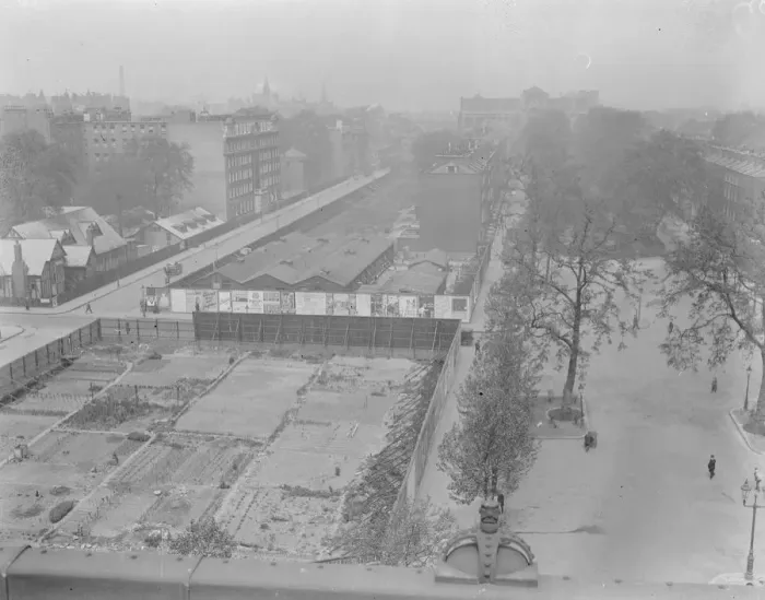 Framed Print : State offer of 11? acres for university. A view of the Bloomsbury site. 20 May 1920