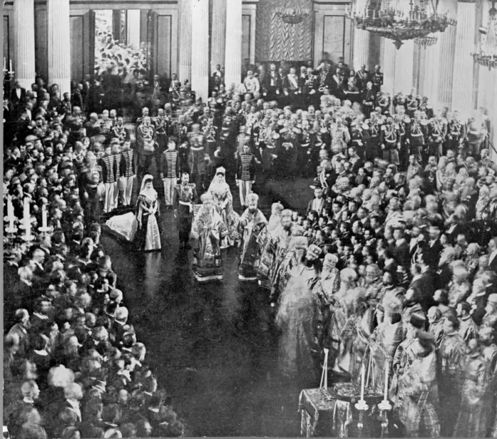 Framed Print : The State opening of the Douma, in the Winter Palace, Russia. May 1906 Framed Print : The State opening of the Douma, in the Winter Palace, Russia. May 1906